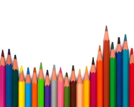 Colored Pencils Stock Photos