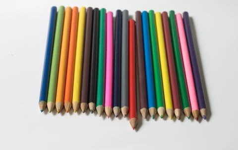 Colored pencils Stock Photos