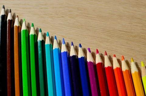 Colored Pencils Stock Photos
