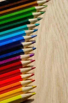 Colored Pencils Stock Photos