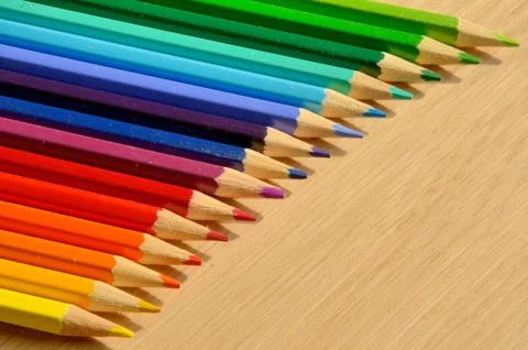 Colored Pencils Stock Photos