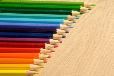 Colored Pencils Stock Photos