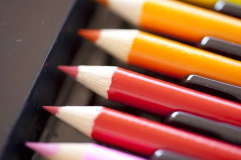 Colored pencils 스톡 사진