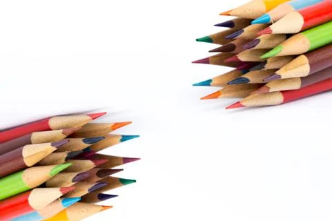 Colored pencils Foto stock
