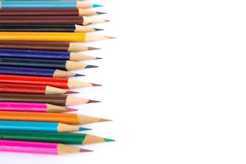 Colored pencils Foto stock