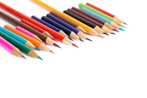 Colored pencils Foto stock