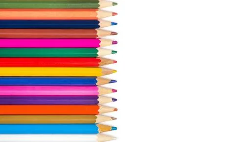 Colored pencils Stock Photos