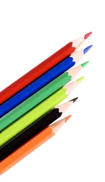 Colored pencils Stock Photos