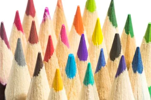 Colored pencils Stock Photos