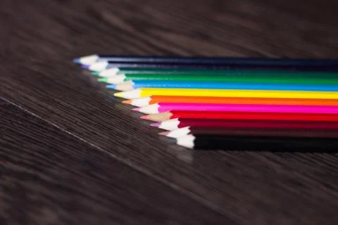Colored pencils Stock Photos