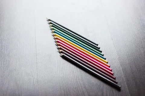 Colored pencils Foto stock