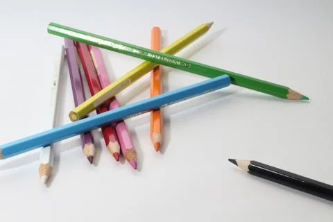 The colored pencils Photos