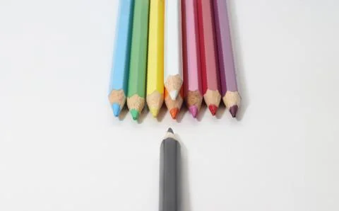 The colored pencils Foto stock