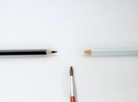 The colored pencils Foto stock