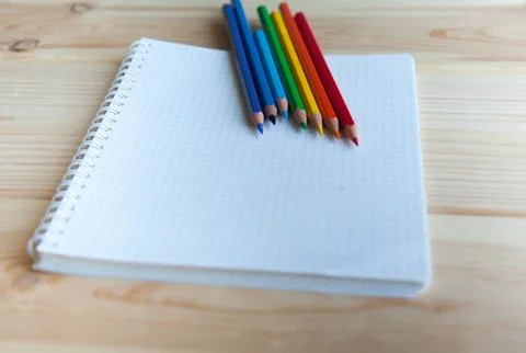 Colored pencils Stock Photos