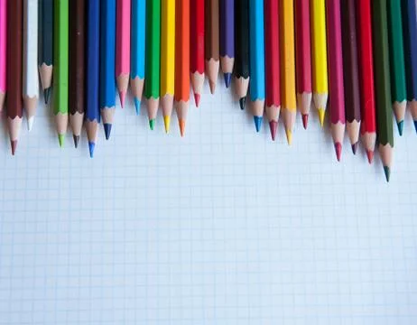 Colored pencils Stock Photos