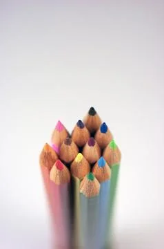 Colored pencils Stock Photos