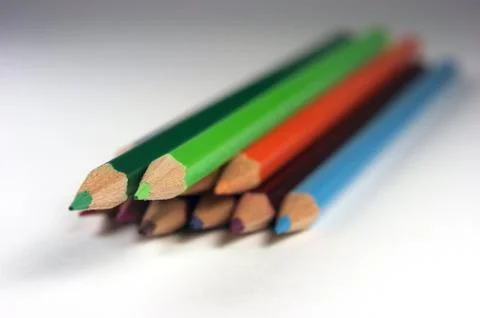 Colored pencils Foto stock