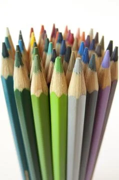 Colored pencils Stock Photos
