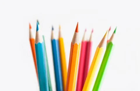 Colored Pencils Stock Photos