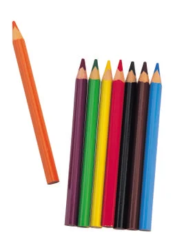 Colored Pencils Stock Photos