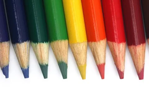 Colored Pencils Stock Photos