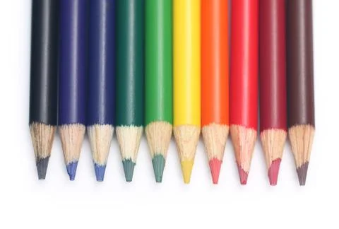 Colored Pencils Stock Photos