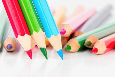 Colored pencils. Foto stock