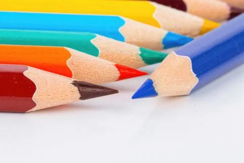 Colored pencils. Stock-Fotos