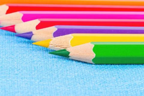 Colored pencils. Stock-Fotos