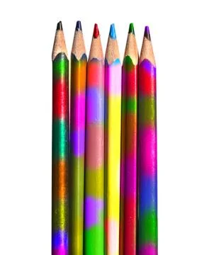 Colored pencils Stock Photos