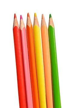 Colored pencils Stock Photos