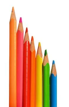 Colored pencils Stock Photos