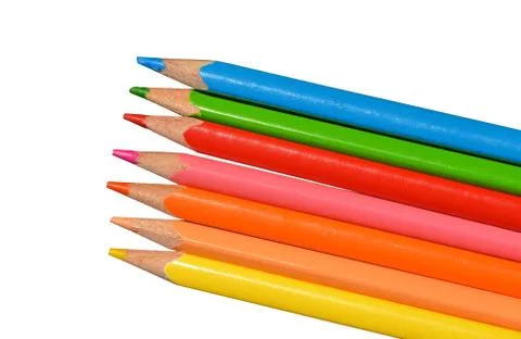 Colored pencils Stock Photos