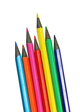 Colored pencils Stock Photos