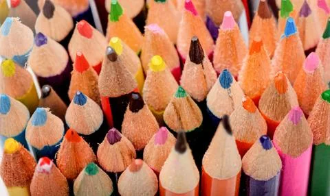 Colored pencils Stock Photos