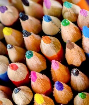 Colored pencils Stock Photos