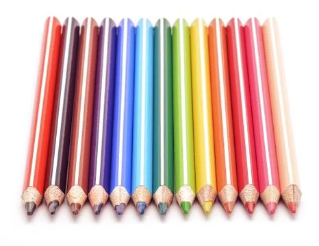 Colored pencils Stock Photos