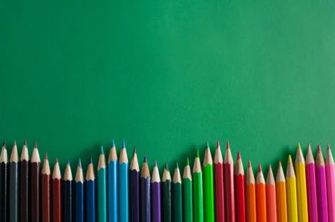 Colored pencils Stock Photos