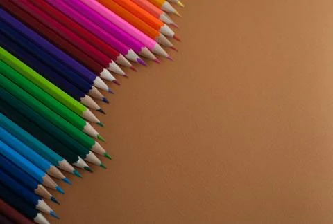 Colored pencils Stock Photos