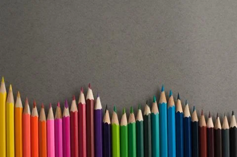 Colored pencils Stock Photos