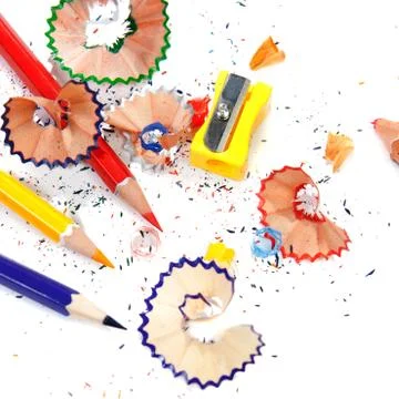 Colored pencils Stock Photos