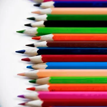 Colored pencils Stock Photos