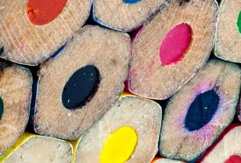 Colored pencils Stock Photos