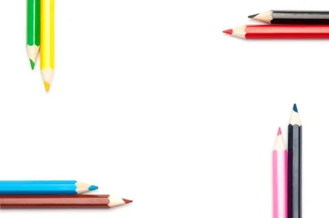 Colored pencils Stock Photos