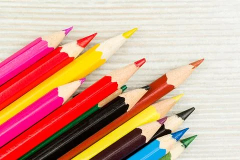 Colored pencils Foto stock