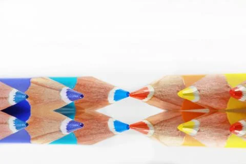 Colored pencils Stock Photos