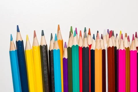 Colored pencils Stock Photos