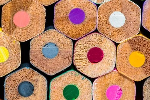 Colored pencils Foto stock
