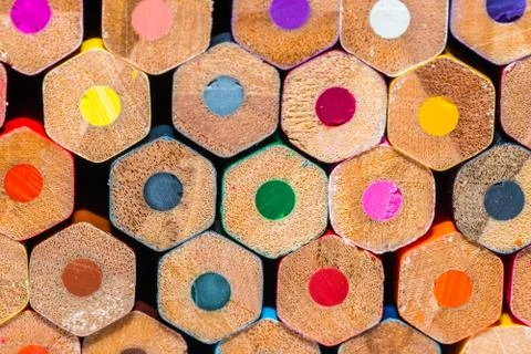 Colored pencils Stock Photos